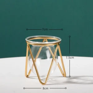 Vase fleur - Vase éclatant d'or