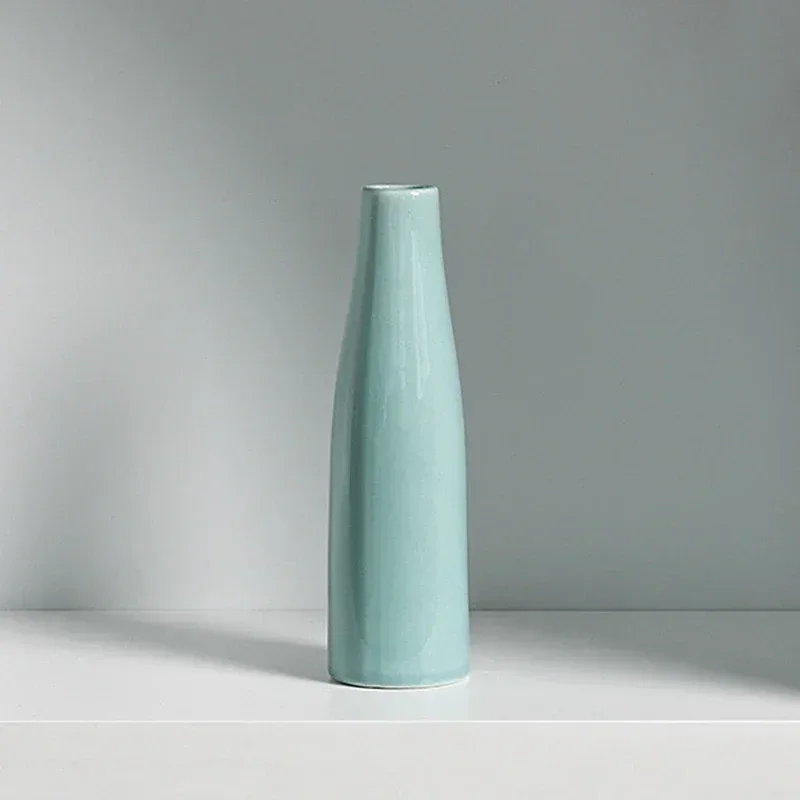 Vase fleur - Vase céleste bleu