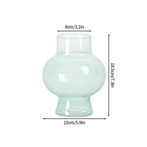 Vase fleur - Vase céleste bleu