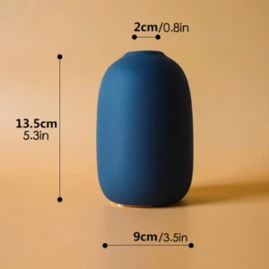 Vase fleur - Vase céramique bleu