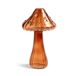 Vase fleur - Vase champignon orange