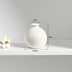 Vase fleur - Vase enchanté blanc