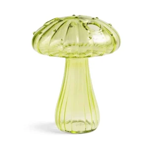 Vase fleur - Vase champignon vert