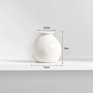 Vase fleur - Vase enchanté blanc