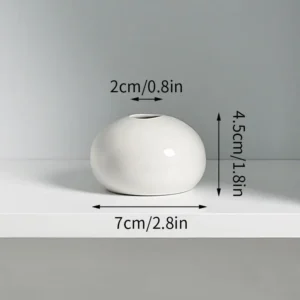 Vase fleur - Vase enchanté blanc