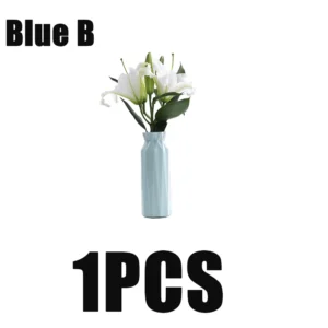 Vase fleur - Lys céleste