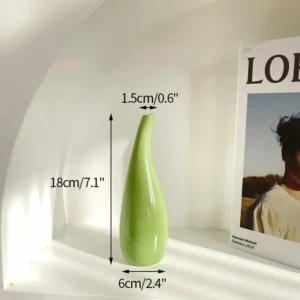 Vase fleur - Vase émeraude enchanté