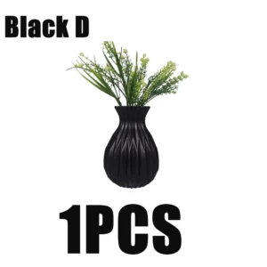 Vase fleur - Vase noir élégant