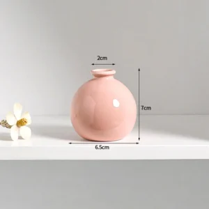 Vase fleur - Vase rosé doux