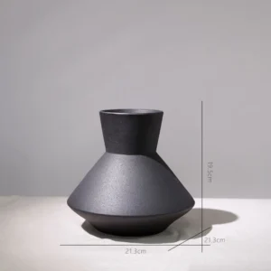 Vase fleur - Vase noir élégant