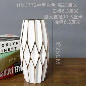 Vase fleur - Vase géométrique éthéré